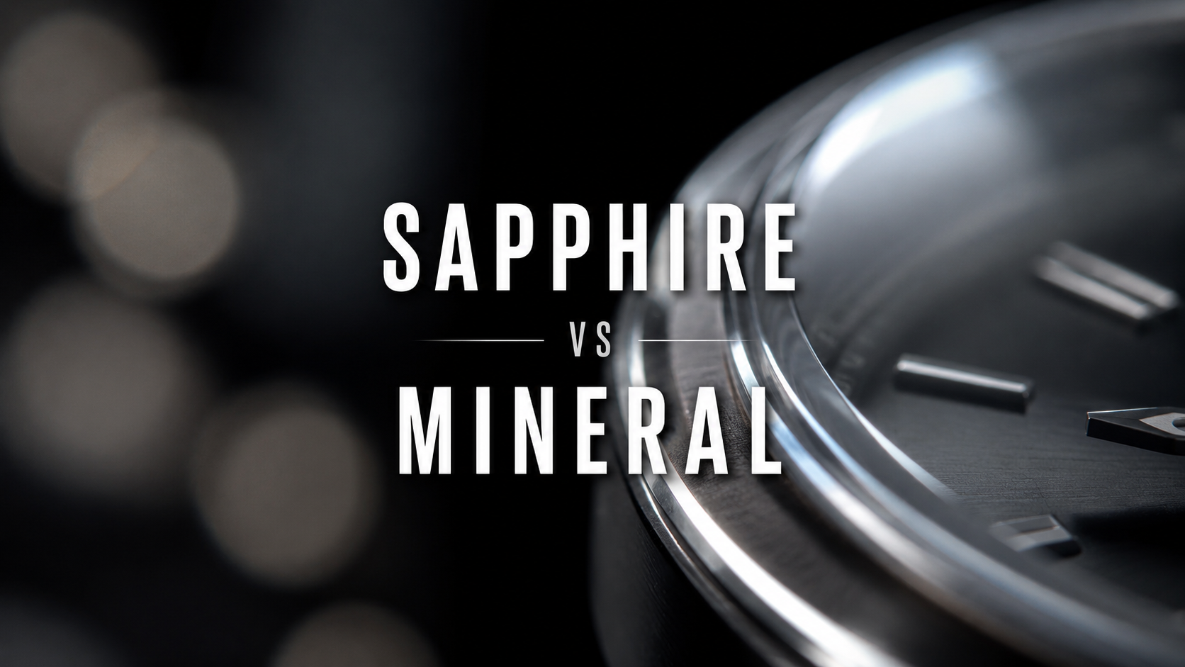 Verre Saphir ou Minéral : Lequel Choisir pour sa Montre ?
