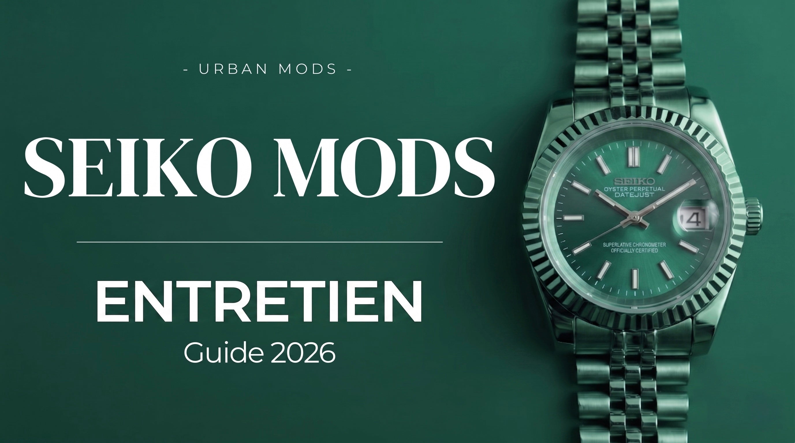 Comment entretenir sa Seiko Mod ? Le guide technique