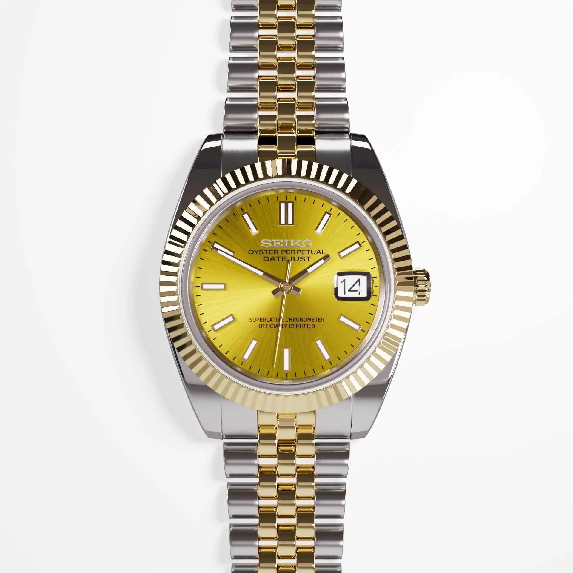 SeikoMod | Classic Jaune Bicolor