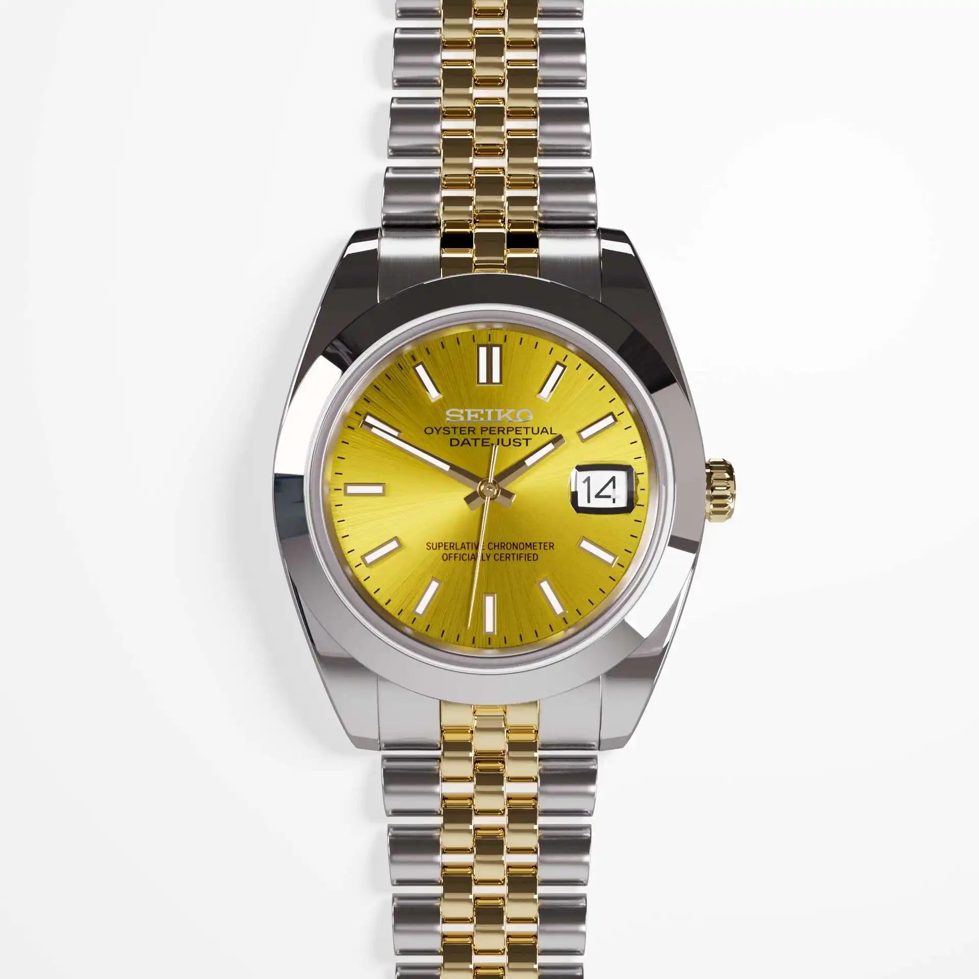 SeikoMod | Classic Jaune Bicolor