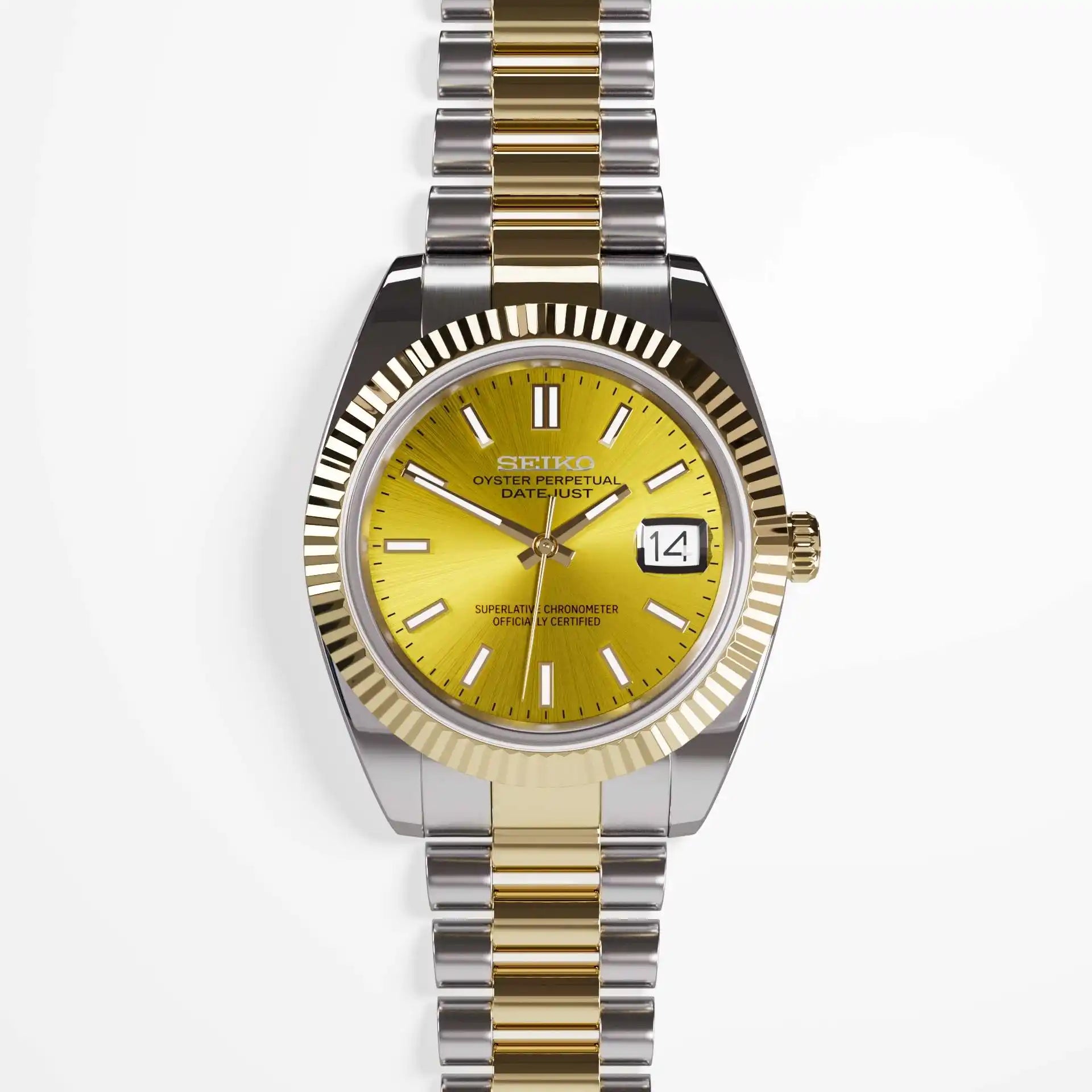 SeikoMod | Classic Jaune Bicolor